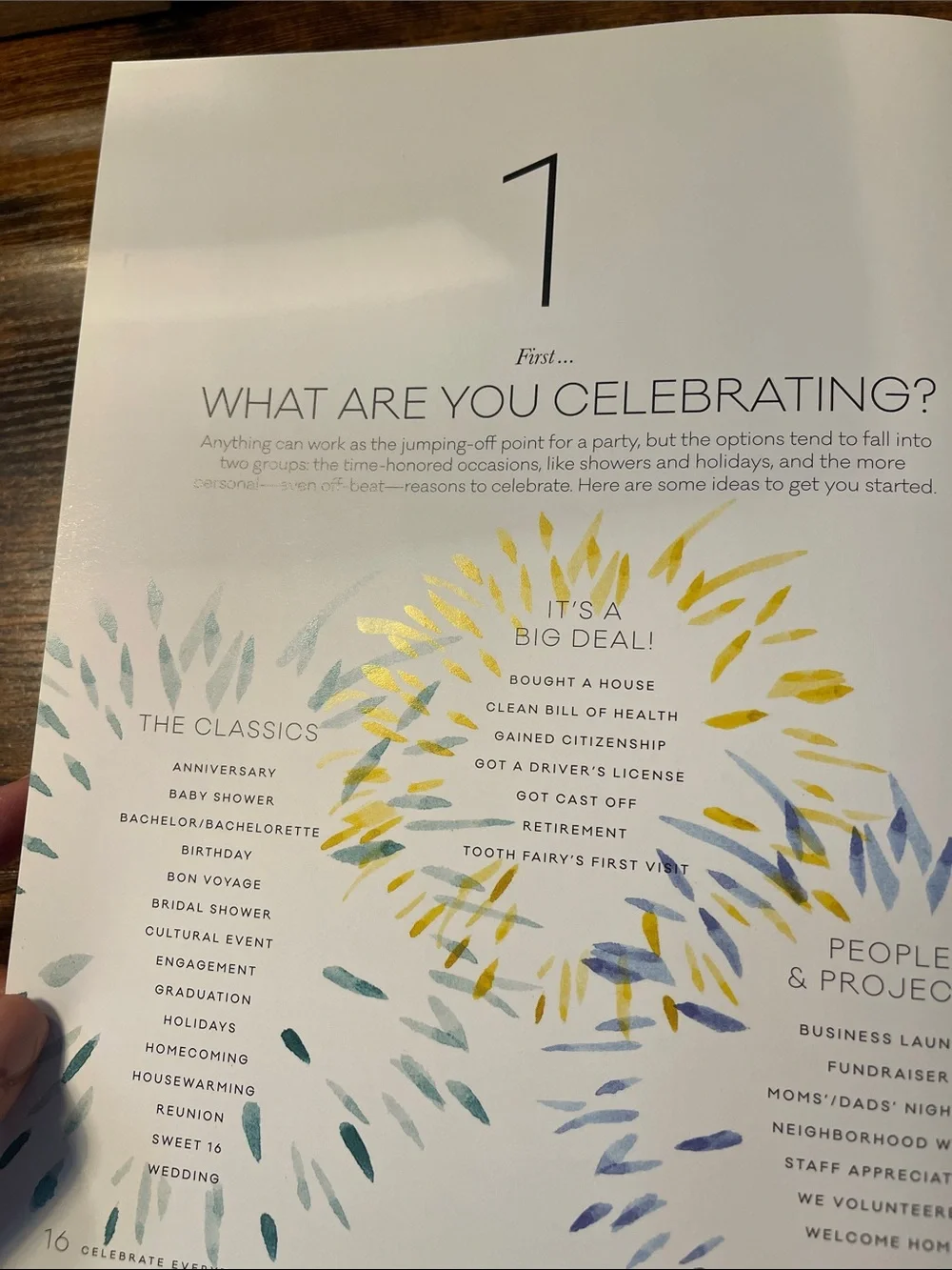 Celebrate Everything! by Darcy Miller - Party Ideas Book (White & Gold Accents)